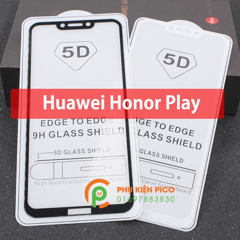 Kính cường lực Huawei Honor Play 2018 full viền siêu cứng - 6