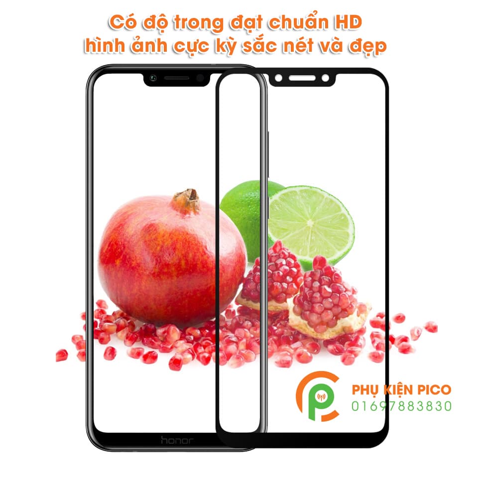 Kính cường lực Huawei Honor Play 2018 full viền siêu cứng - 5