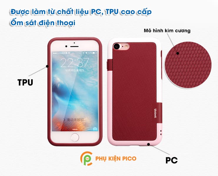 Ốp lưng Iphone X siêu bền chống sốc bảo vệ máy toàn diện - 3