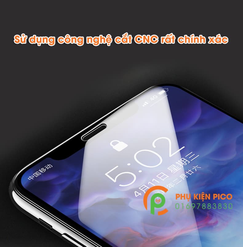 Kính cường lực Iphone XR full viền 6D độ cứng 9H - 5