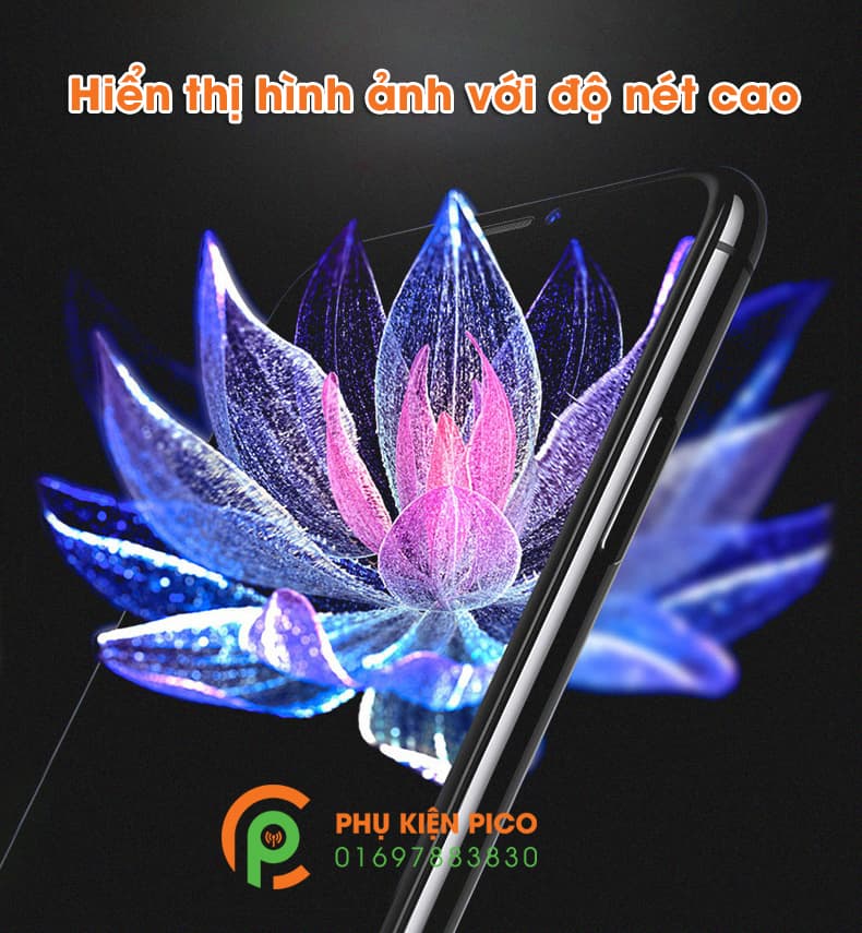 Kính cường lực Iphone XR full viền 6D độ cứng 9H - 9