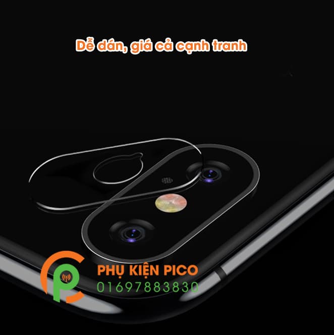 Vòng bảo vệ và miếng dán camera iphone x 2018 - 9