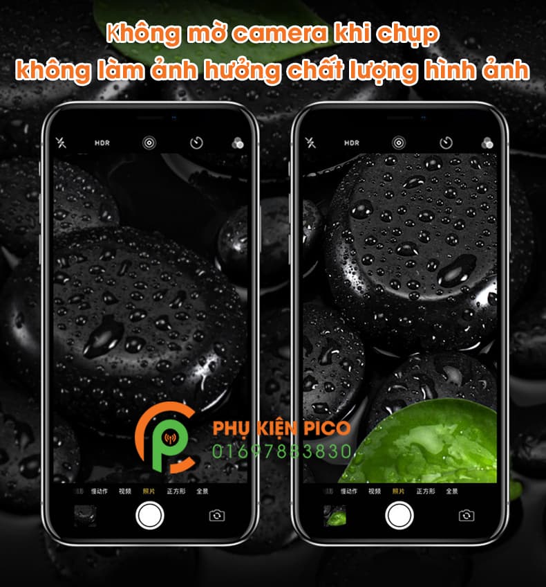 Vòng bảo vệ và miếng dán camera iphone x 2018 - 3