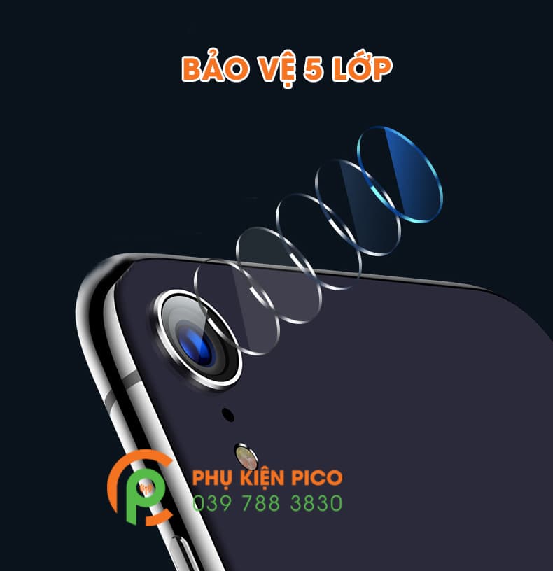 Vòng bảo vệ và miếng dán camera Iphone XR 2018 - 5