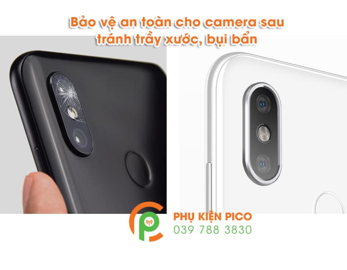 Vòng bảo vệ và miếng dán camera Xiaomi Mi 8 2018 - 8