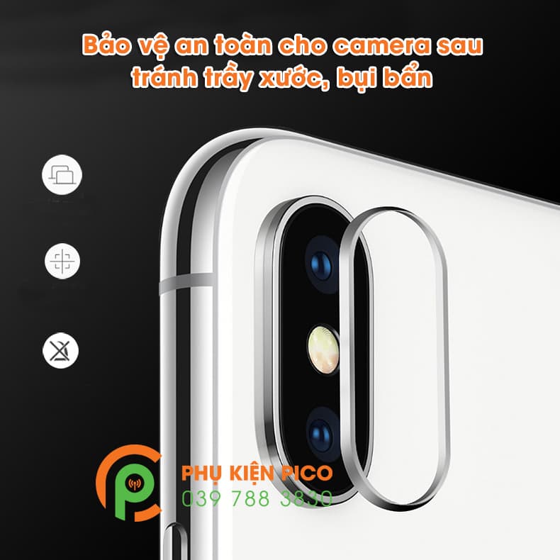 Vòng bảo vệ và miếng dán camera Xiaomi Mi 8 2018 - 5