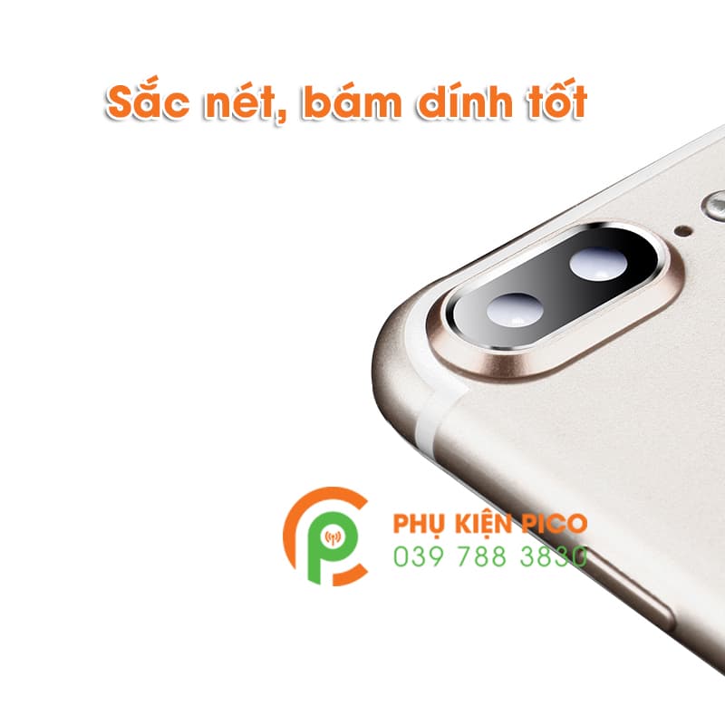 Vòng bảo vệ và miếng dán camera Iphone 7 Plus 2018 - 9