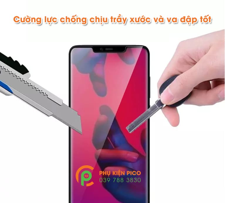 Kính cường lực Huawei Mate 20 Pro 2018 full viền độ cứng 9H - 7