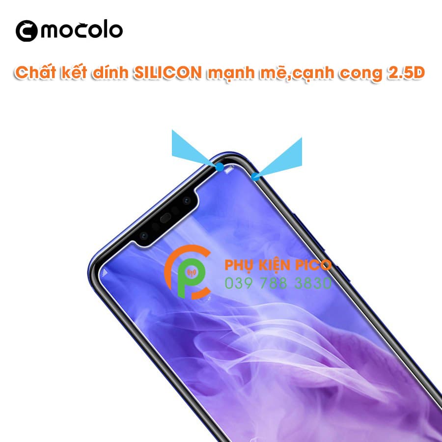 Kính cường lực Huawei Nova 3 2018 trong suốt chính hãng Mocolo - 5