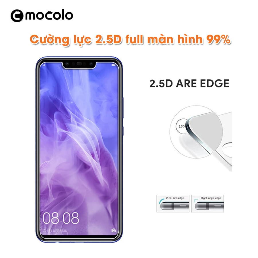 Kính cường lực Huawei Nova 3i 2018 trong suốt chính hãng Mocolo - 6