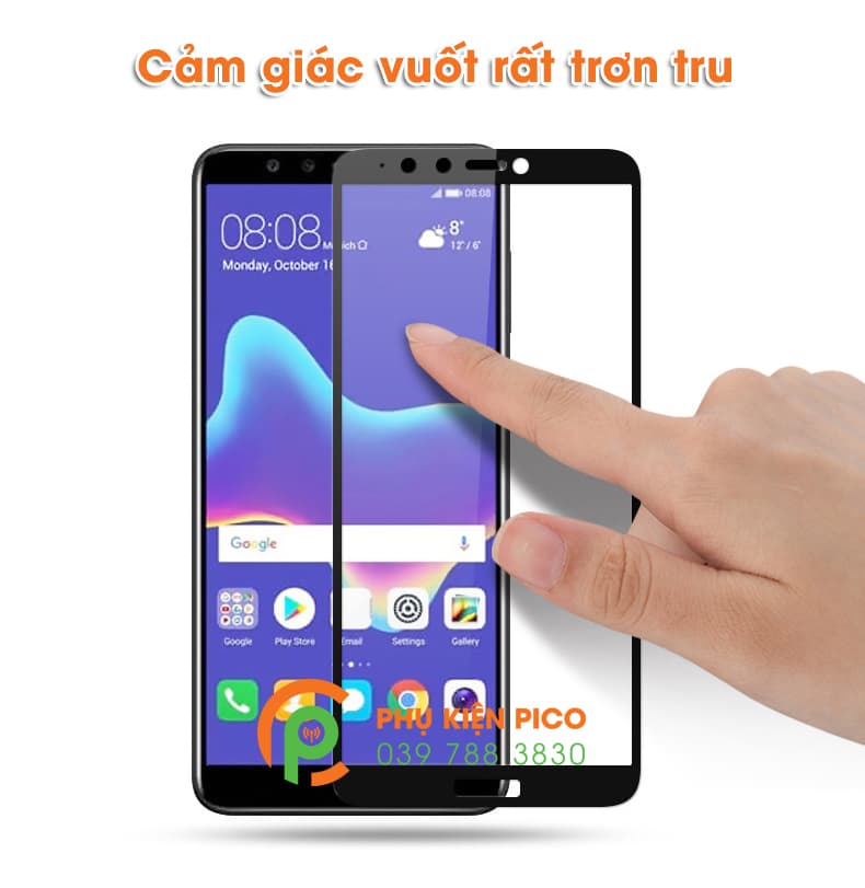 Kính cường lực điện thoại Huawei Y9 2018 full viền chính hãng Mocolo - 7