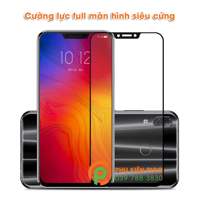 Kính cường lực Lenovo Z5 2018 full viền siêu cứng - 9