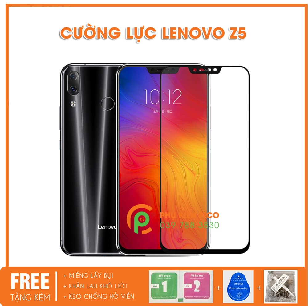 Kính cường lực Lenovo Z5 2018 full viền siêu cứng
