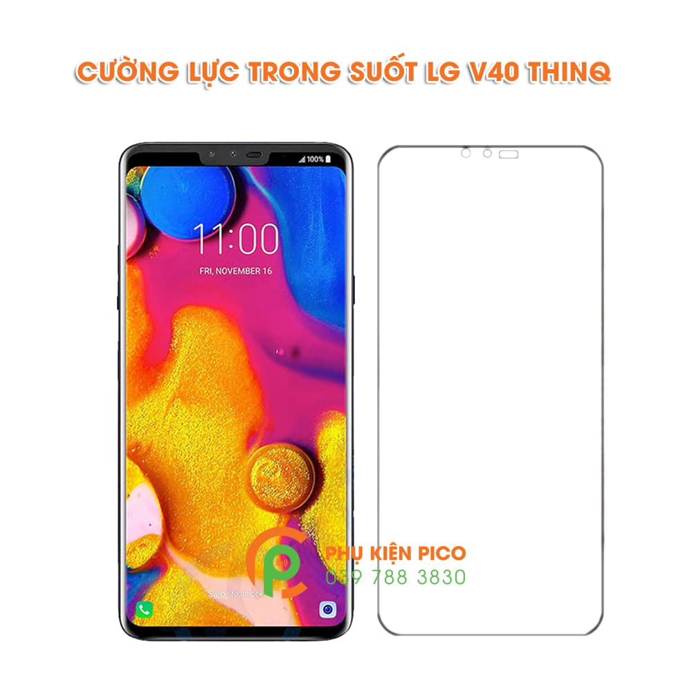 cường lực LG V40 - kính cường lực LG V40 ThinQ full keo siêu cứng - 4