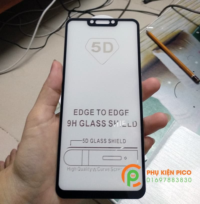 Cường lực Huawei Nova 3i 2018 full viền siêu cứng không hở keo viền - 2