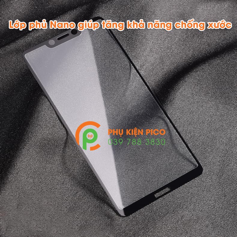 Kính cường lực Sharp Aquos S3 2018 full viền siêu cứng - 4