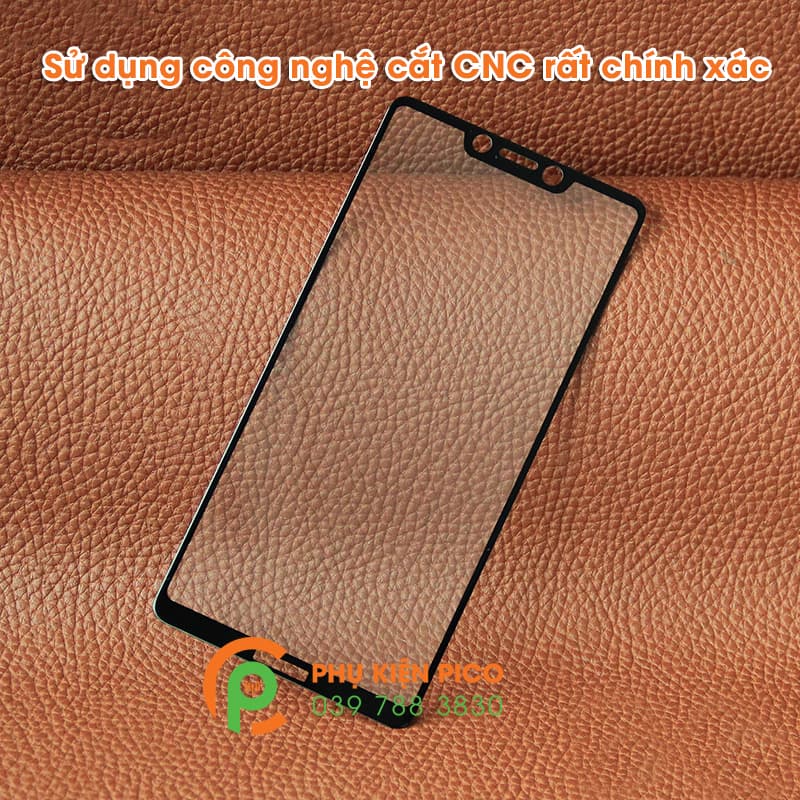 Kính cường lực Sharp Aquos S3 2018 full viền siêu cứng - 3