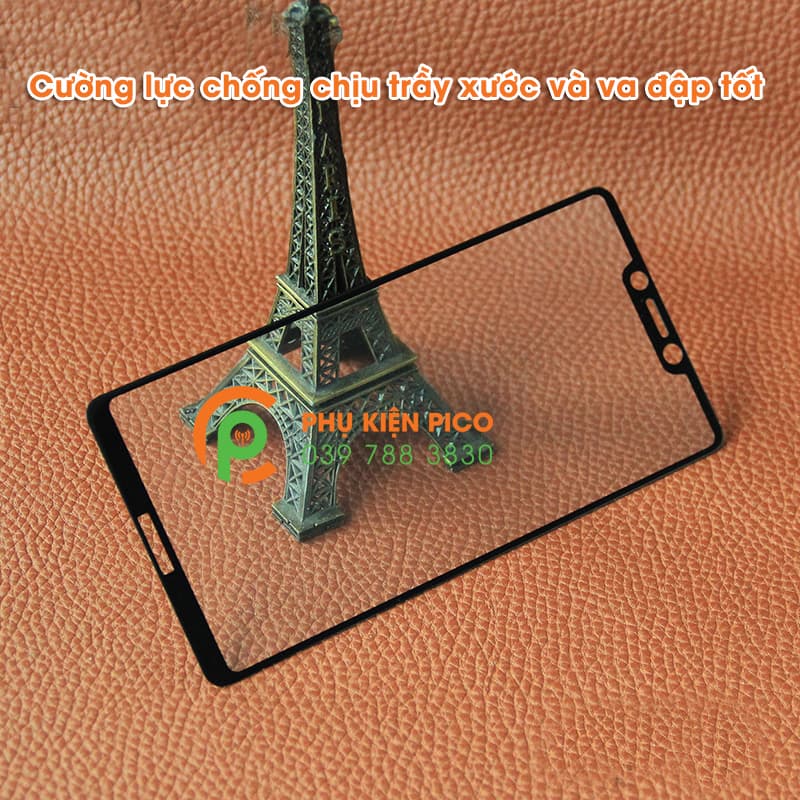 Kính cường lực Sharp Aquos S3 2018 full viền siêu cứng - 2