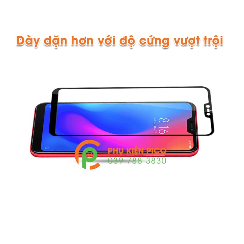 Kính cường lực Xiaomi Mi 8 Youth Edition (Lite) 2018 full viền chính hãng Mocolo - 3