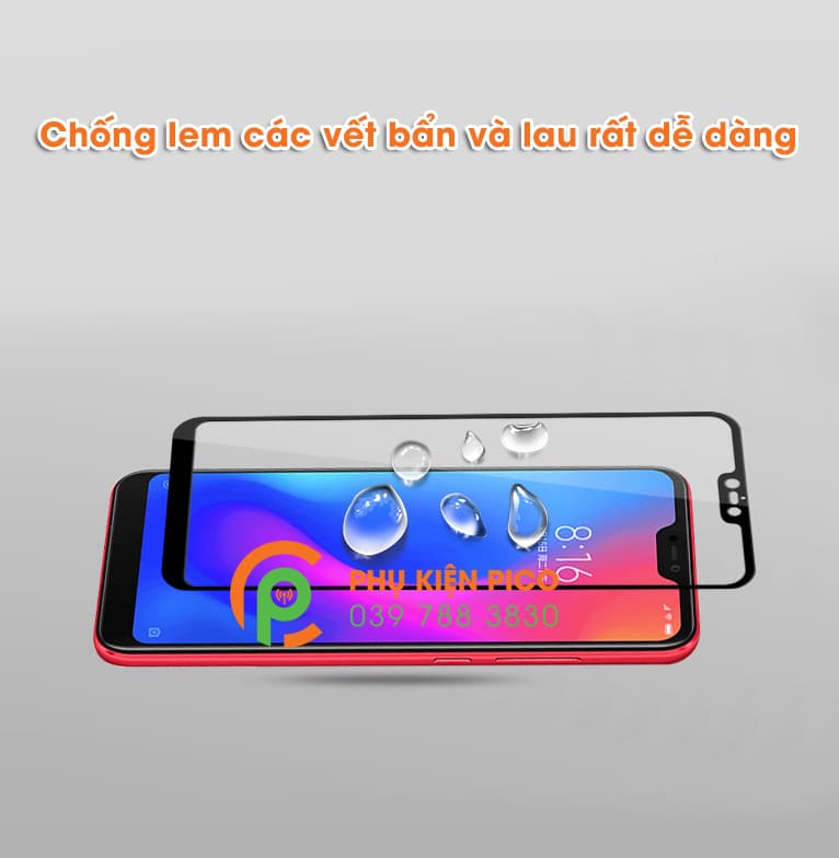 Kính cường lực Xiaomi Mi 8 Youth Edition (Lite) 2018 full viền chính hãng Mocolo - 2