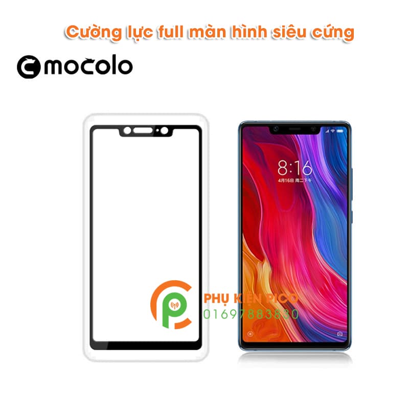 Kính cường lực Xiaomi Mi 8SE 2018 full viền chính hãng Mocolo - 2