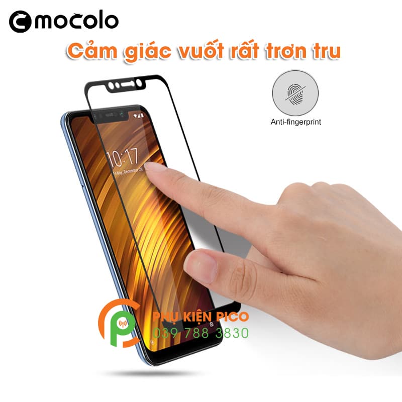 Kính cường lực Xiaomi Pocophone F1 2018 chính hãng Mocolo không che đèn báo tin nhắn - 7