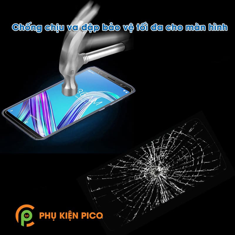 Cường lực Asus Zenfone Max Pro M1 2018 trong suốt full keo màn hình - 8