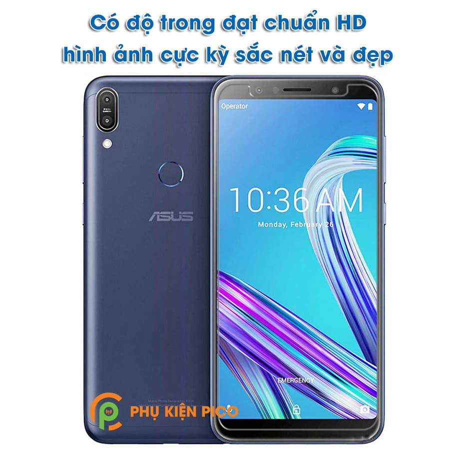 Cường lực Asus Zenfone Max Pro M1 2018 trong suốt full keo màn hình - 5