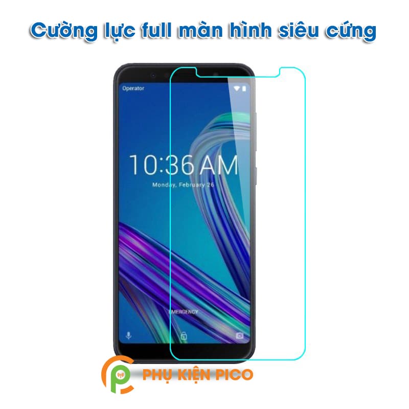 Cường lực Asus Zenfone Max Pro M1 2018 trong suốt full keo màn hình - 3
