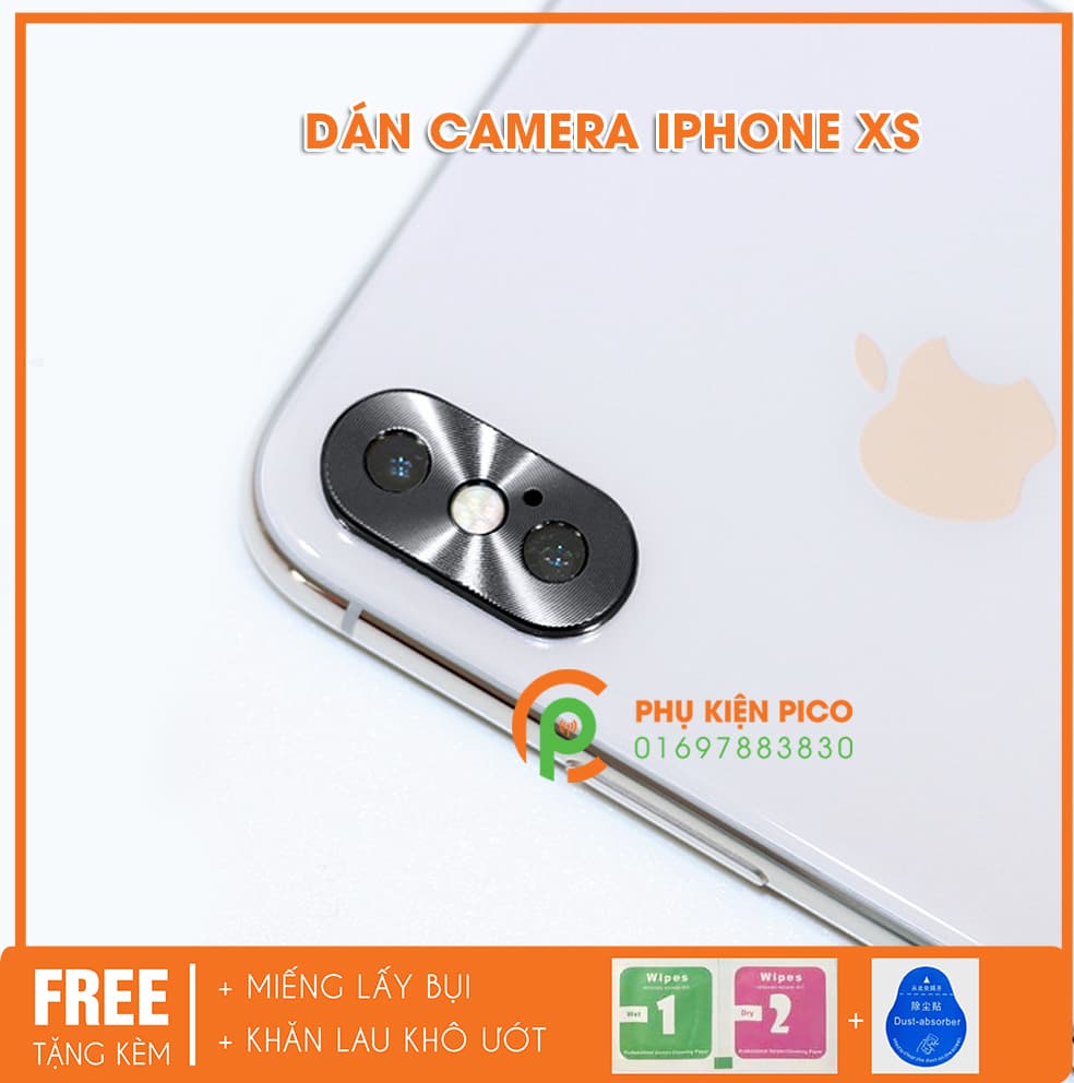Vòng bảo camera Iphone XS chống xước cá tính