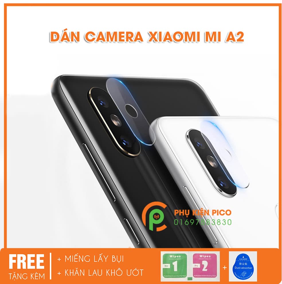 Miếng dán camera Xiaomi Mi A2 2018 chống trầy xước, bụi bẩn