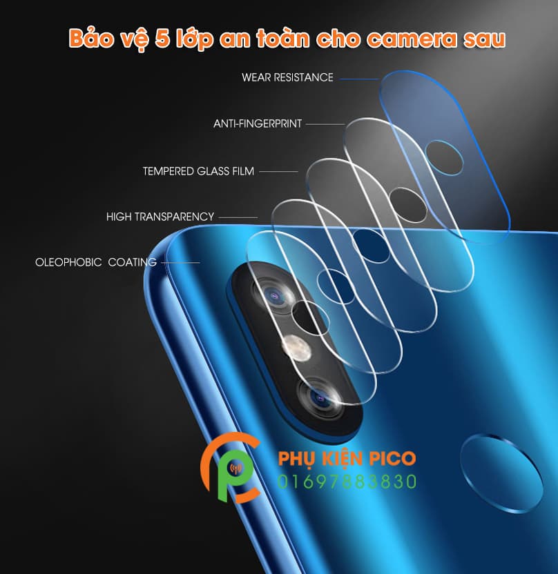 Dán camera Xiaomi Redmi Note 6 Pro 2018 chống xước camera - 4