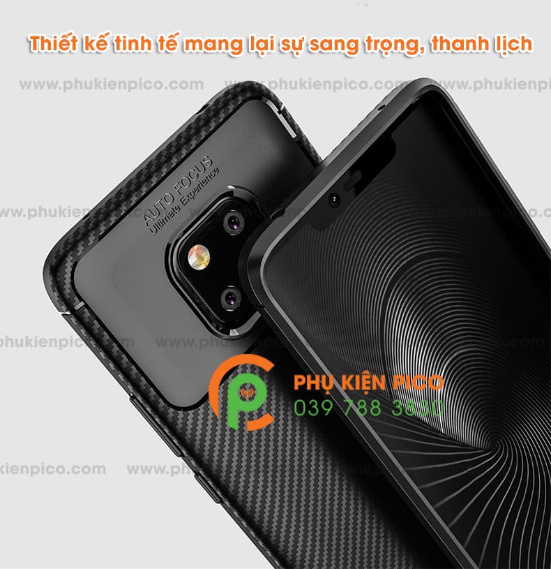 Ốp lưng Huawei Mate 20 Pro 2018 siêu bền chống sốc bảo vệ camera - 4