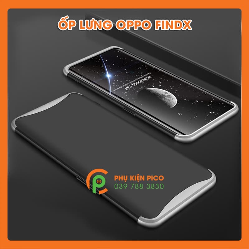 Ốp lưng Oppo Find X 2018 bảo vệ 360 độ thò thụt theo camera - 2