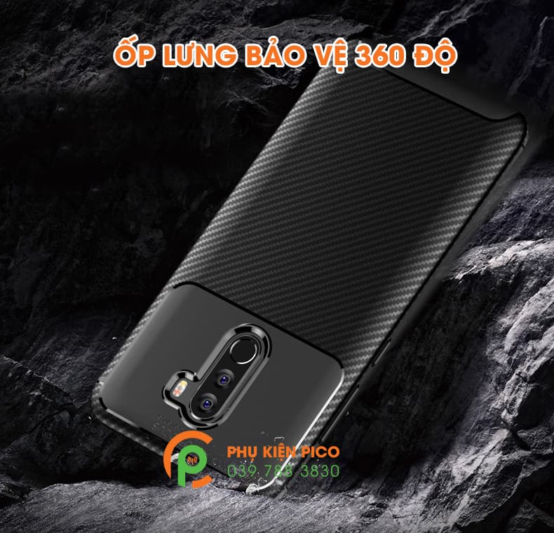 Ốp lưng Xiaomi Pocophone F1 2018 chống sốc bảo vệ camera - 3