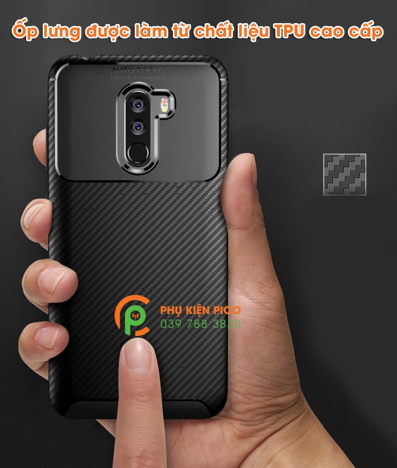 Ốp lưng Xiaomi Pocophone F1 2018 chống sốc bảo vệ camera - 2