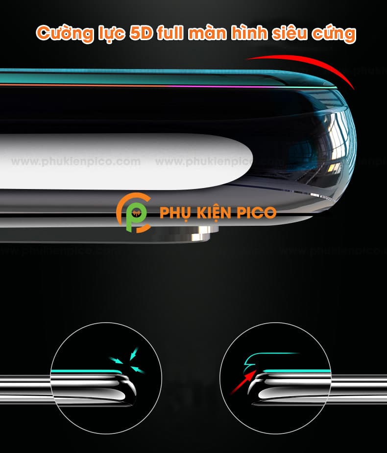 Miếng dán cường lực Huawei Mate 20X 2018 full viền siêu cứng - 5