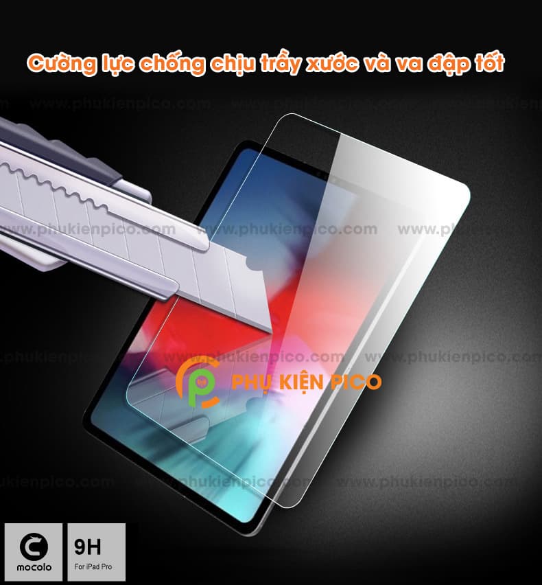Miếng dán cường lực Ipad pro 2018 12.9 inch độ cứng 9H - 3