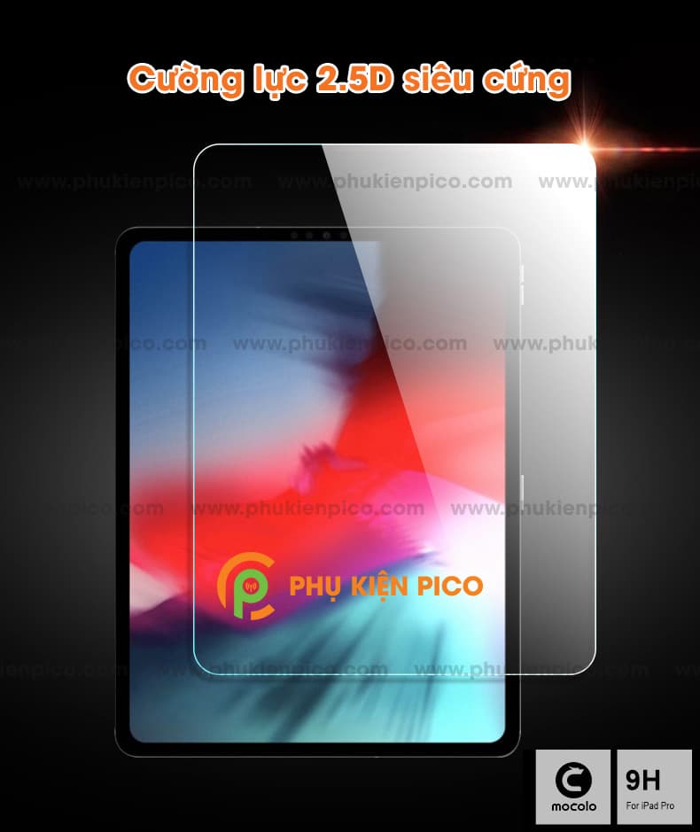 Miếng dán cường lực Ipad pro 2018 12.9 inch độ cứng 9H - 2