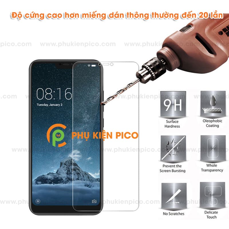 Cường lực Huawei Nova 3i 2018 trong suốt chống lọt bui camera - 6