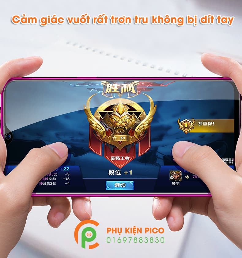 Kính cường lực oneplus 6t 2018 full keo màn hình siêu cứng - 6