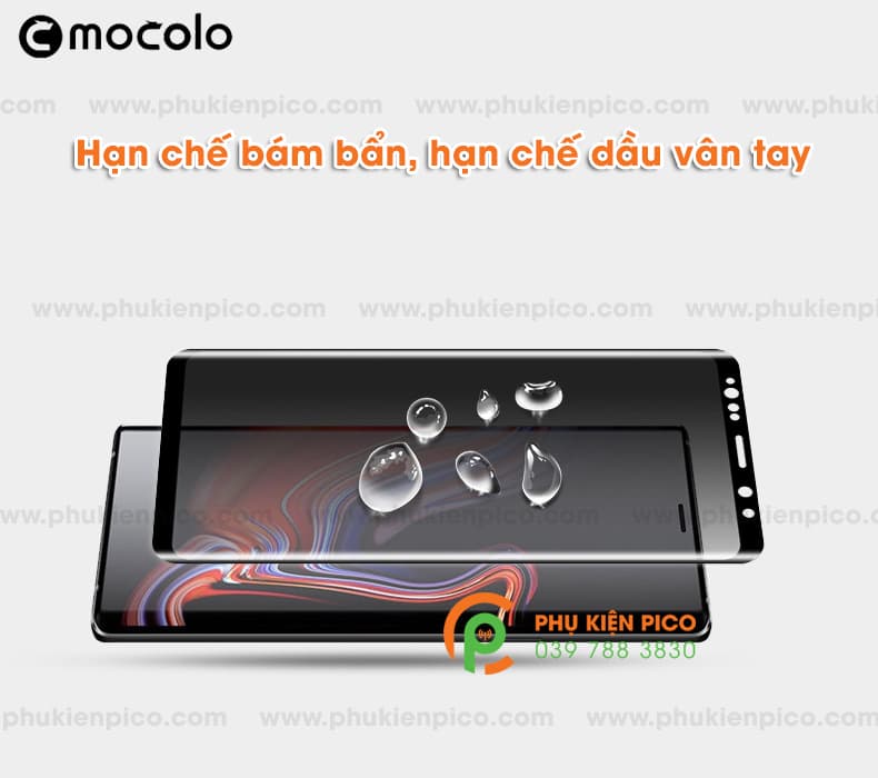 Cường lực samsung note 9 viền cong chính hãng Mocolo - 5