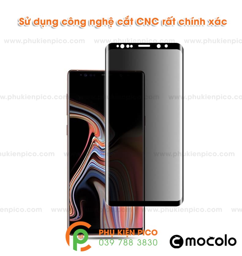 Cường lực samsung note 9 viền cong chính hãng Mocolo - 4