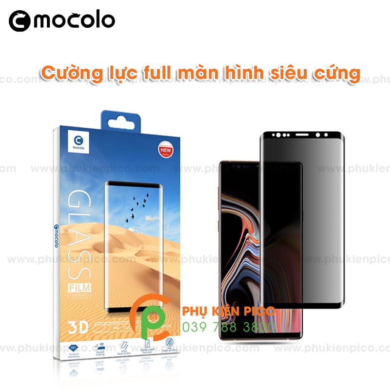 Cường lực samsung note 9 viền cong chính hãng Mocolo - 2