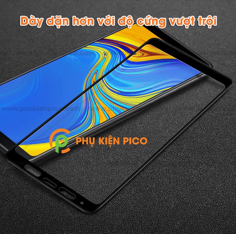 Miếng dán cường lực Samsung Galaxy A9 2018 full viền siêu cứng - 5