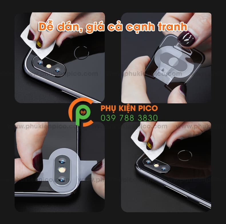 Dán camera Xiaomi Mi Mix 3 2018 bảo vệ camera khỏi trầy xước - 2