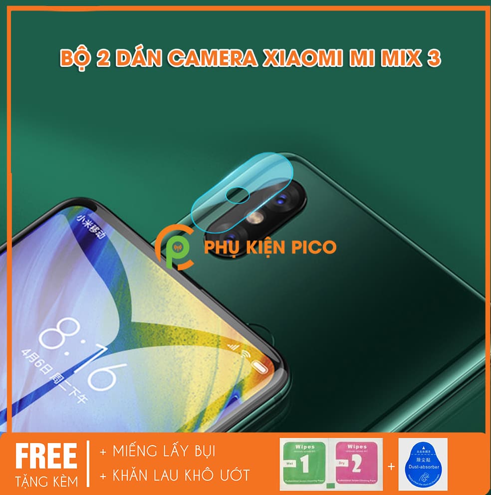 Bộ 2 miếng dán bảo vệ camera Xiaomi Mi Mix 3 2018