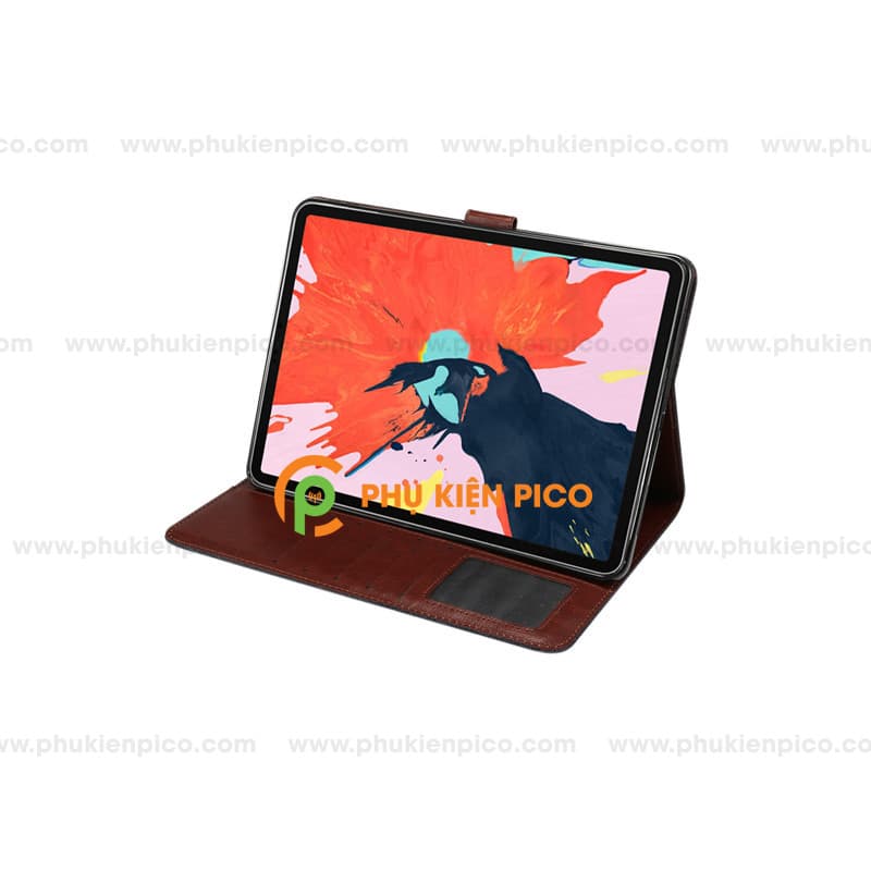 Ốp lưng Ipad Pro 11 inch 2018 da mềm chống sốc chân đế thông minh - 3