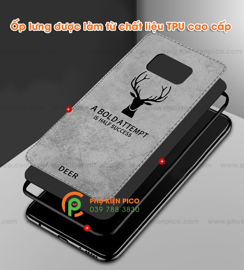 Ốp lưng Huawei Mate 20 Pro 2018 chống sốc bảo vệ camera khắc hình nai 3D - 9