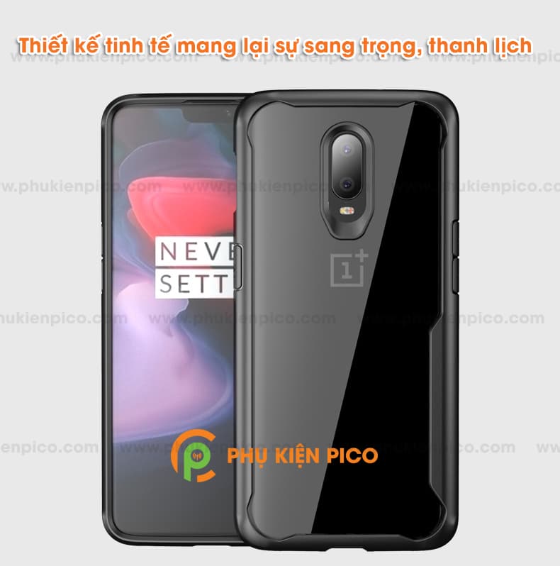 Ốp lưng Oneplus 6T trong suốt chống sốc bảo vệ camera - 3